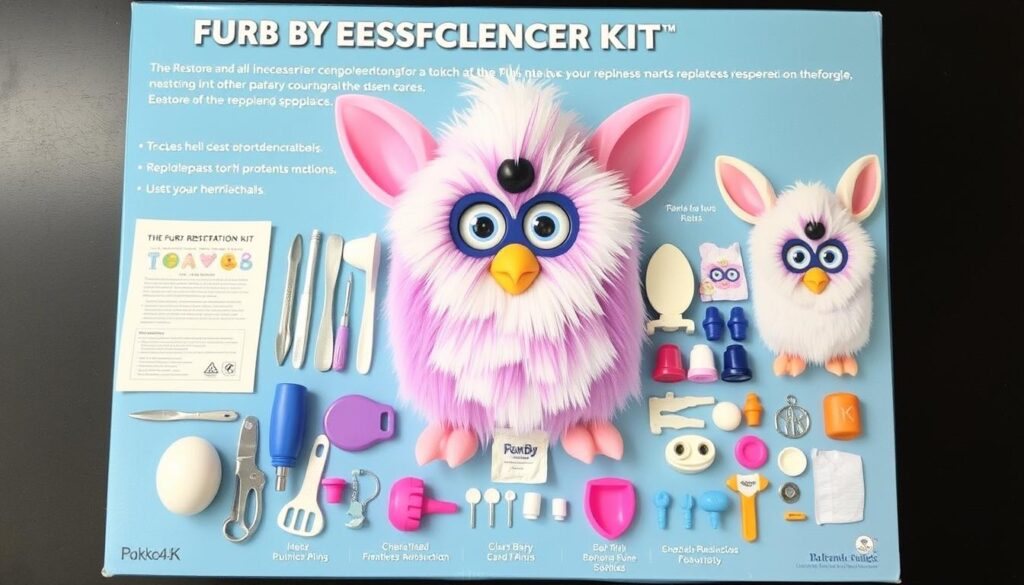 furby toy 1998 restoration kit